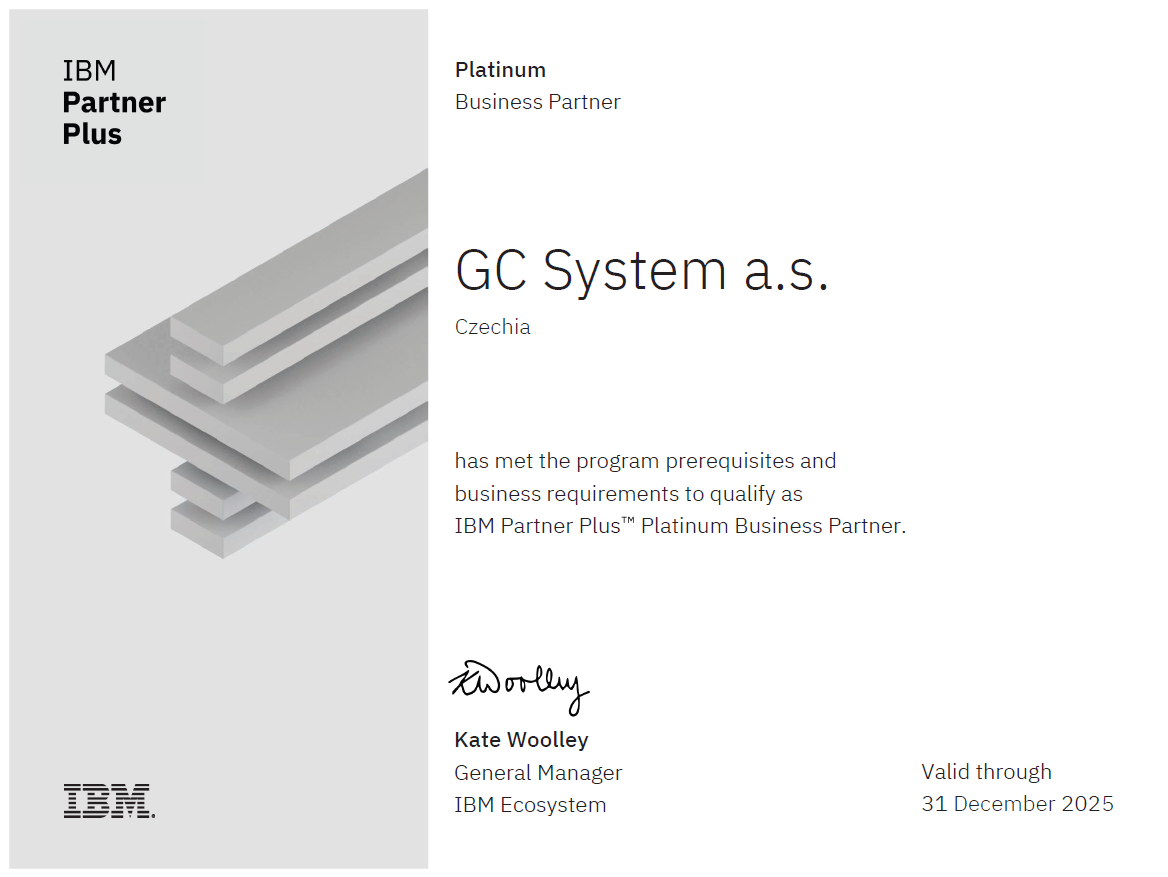 IBM Partner Plus Platinum Business Partner